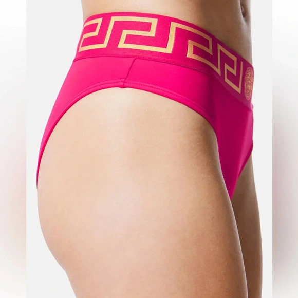 Versace Greca Border Bikini Bottoms - Picture 2 of 5